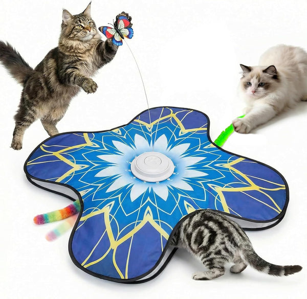 OPDEKEHA Interactive Cat Toy for Indoor Cats, Touch Activated Automatic Electronic Cat Toy