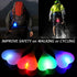 LED Bicycle Rear Lights, Bike Reflectors Night Essential Cycling Balls Tail Light Waterproof Silicone Warning Light