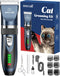 oneisall Cat Clippers for Matted Hair, Quiet Cordless Shaver for Long Hair, 2 Speed Grooming Kit (Blue)
