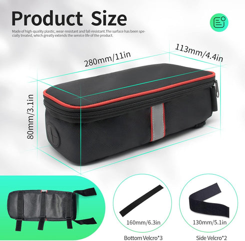 MUSELK Ebike Controller Bag, E Bike Lithium Battery Box Case Kit for Electric Bicycles