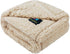 Luciphia Waterproof Dog Blanket, Soft Sherpa Calming Thick Blankets, Leakproof Cozy Pet Puppy Blanket for Medium Large
