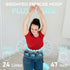 Weighted Hula Circle with 24 Links for Adults, Infinity Fitness Hoop for Weight Loss and Smart Exercise Equipment
