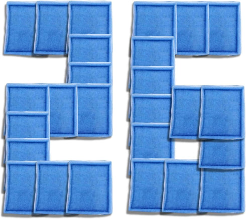 26 Pack Replacement Aquarium Filter Cartridge, Fit for Aqua-Tech 20-40/30-60 Gallon Power Filters