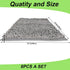 Wensdr 8 12 20 inches pcs Soft Chicken Nesting Pads for Laying Eggs Chenille Velvet Nesting Pads for Chicken Coop Warm