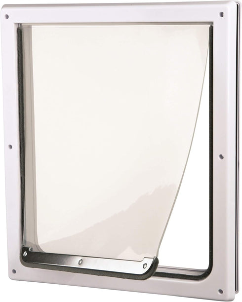 TRIXIE 2-Way Locking Dog Door, Medium to X-Large, White