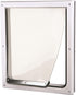 TRIXIE 2-Way Locking Dog Door, Medium to X-Large, White