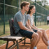 SANLIKE Stadium Seats for Bleachers with Back Support Portable Folding Bleacher Seats with Cushion Storage Pouch, Wide