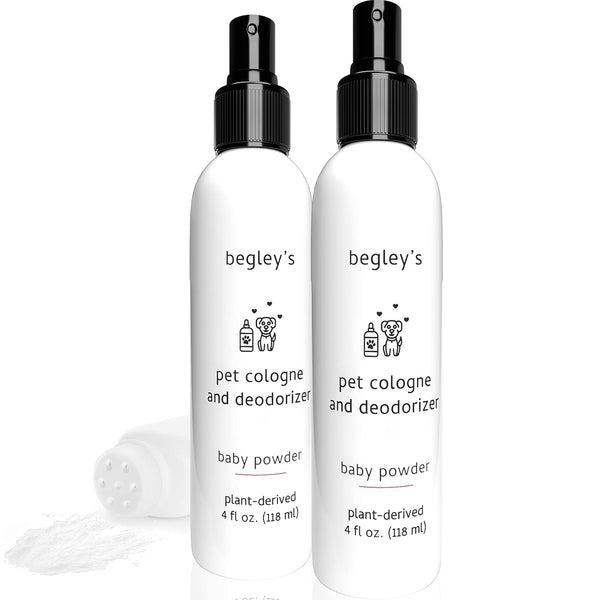 Begley’s Natural Pet Cologne and Deodorizer - Essential Oil Scented Dog Body Spray and Cat Perfume