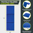 6x2 MMA, ProSource Tri-Fold Folding Thick Exercise Mat with Carrying Handles for Gymnastics, Stretching, Core Workouts