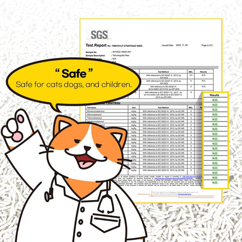 Pee(5.7lb 1pack) Tofu Cat Litter Flushable, Fast Clumping, Scoop Poop Easily, Less Dust, Less Tracking, Natural Non