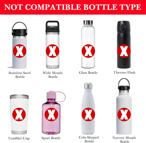 Linkidea 16.9/20Fl Oz, 16.9Fl Oz, (1 Pack/Black) Disposable Water Bottle Sleeve Compatible with Smartwater Evian