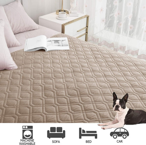 Ameritex Waterproof Dog Bed Cover, Reversible Pet Blanket for Furniture, Couch, and Bed