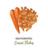 150g (5.29oz, Pack 1) SHROOTS Dehydrated Dry Carrot Flakes of Natural No Preservatives Perfect for Soups Stews