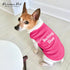 Parisian Pet Dog Tshirt - “Barking Diva“ Embroidered Girl Dog Clothes, Lightweight Pink Tee, 2XL