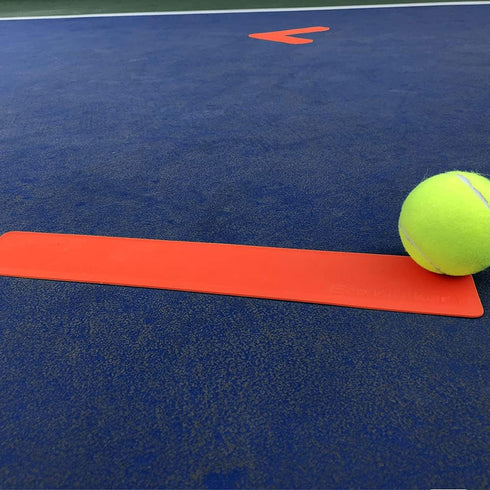 Set Court Line Marker Create Your Own Mini Pickleball Tennis Court (Red Yellow Court Marker)