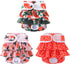 Reusable Dog Diapers Female 3 Pack Washable Premium Highly Absorbent Doggie Diapers,