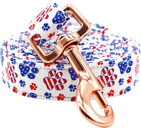 Lionheart Glory Patriotic Dog Leash, American Flag Durable Leashes with Comfortable Soft Handle for Small Medium Large
