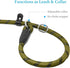 iYoShop Durable Slip Lead Dog Leash - Padded Handle and Highly Reflective Threads, No Pull Dog Training Leash
