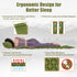 Ultralight Inflatable Sleeping Pad for Camping, Compact Mattress with Built-in Foot Pump for Backpacking