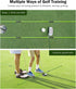 Rhino Valley Golf Alignment Sticks - Collapsible Practice Rods for Aiming & Swing Training