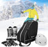Ski Boot Bag, Waterproof Travel Boot Bag for Adult and Youth, Storage for Ski Helmets, Goggles, Gloves