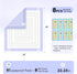 3D-Barrier 7 22"x23" 81 Counts 8 ZOMISIA Puppy Pee Pads for Dogs, Cups Absorb & Rise Puffy Gel-Wall Leak-Proof, + Pet