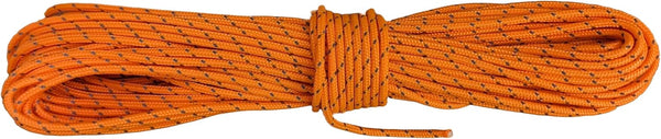 Ultra Light Dyneema Reflective Orange Rope 1/16 Inch Diameter | 440lbs Breaking Strain | 105 Feet for Sailing