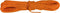 Ultra Light Dyneema Reflective Orange Rope 1/16 Inch Diameter | 440lbs Breaking Strain | 105 Feet for Sailing
