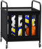 Ball Storage Cart, Sports Equipment Organizer with Wheels, Storing Volleyball, Basketball, Soccer,