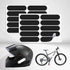cobee 10 Pcs Reflective Stickers for Helmets, Motorcycle Helmets Decals Reflective Stickers, Bike Sticker