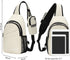 Backpack Daypack Crossbody Sling Bag for Women Men Multipurpose Sling Travel Essentials Hiking Shoulder Bag
