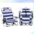 Generic Backpack Folding Beach Chair Portable Camping Chair, Low Beach Chair Lightweight Chair Folding Camp Chair