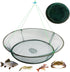 Portable Crab Net & Basket - Foldable Fishing Trap for Minnows, Crawfish,