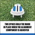 Alignment Ball Mark Putting Alignment Aid Tool - Golf Ball Marker - Rotate to Aim - Golf Gift Accessory for Men & Women