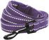 Durable 3M Reflective Classic Dog Leash 4 ft x 1", Violet, Large by Blueberry Pet Essentials