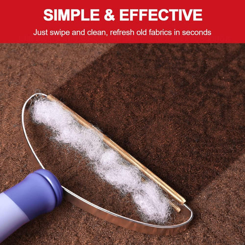Pet Hair Remover, Dog Cat Lint Cleaner Pro, Portable Fur Removal Tool for Carpets, Car Mat, Couch, and Furniture