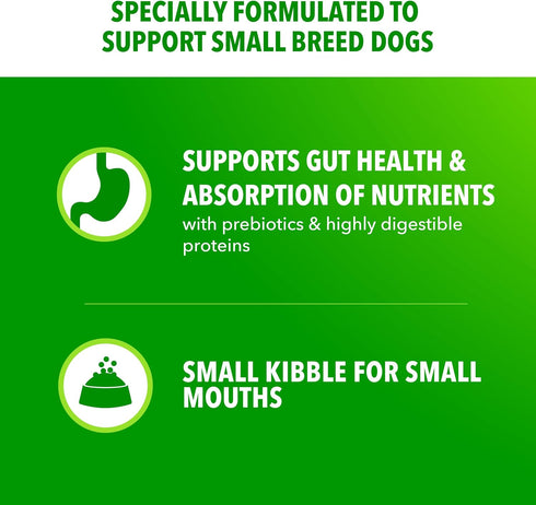 15 lb. IAMS Proactive Health Dry Dog Food for Small Breeds, Adult Dog Food Dry Recipe, Bag