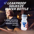 VETRA Sports 22 Ounce Squeeze Water Bottle, Leak Proof Valve for Running, Cycling, Soccer
