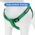 Pawtitas Solid Color Step-in Dog Harness for Training and Walking Extra Small Dogs, Lush Green
