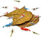 SunGrow Catappa Indian Almond Leaves for Shrimp Aquariums, 10 Pcs, Lowers Tank pH
