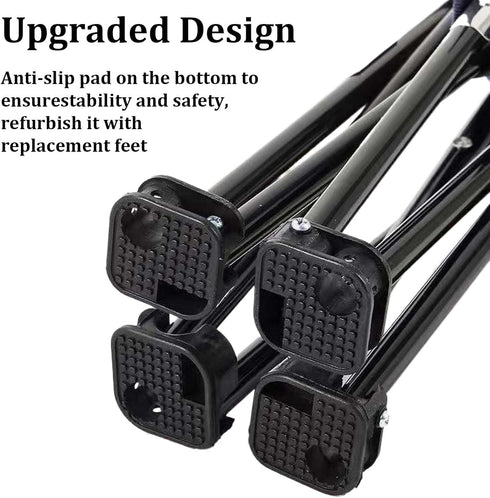 GRSECPO 4 Packs, Camping Chair Replacement Feet Heavy Duty Repair Feet for Folding Chair Stool, Portable Camp Chair