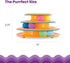 3-Level 6 Catstages Tower of Tracks Cat Toy Track Tower with Balls, Interactive Cat Toy for Indoor Enrichment