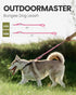 OutdoorMaster Bungee Dog Leash, Heavy Duty with Shock Absorption, 2 Padded Handles for Improved Dog Safety (Pink, 4FT)