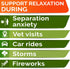 STRELLALAB Hemp Calming Chews for Dogs, Anxiety Relief, Natural Stress Relief, 240 Treats
