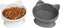 Kitty City Raised Cat Food Bowl Collection, Stress Free Pet Feeder and Waterer, Slow Feed Bowls