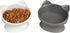 Kitty City Raised Cat Food Bowl Collection, Stress Free Pet Feeder and Waterer, Slow Feed Bowls