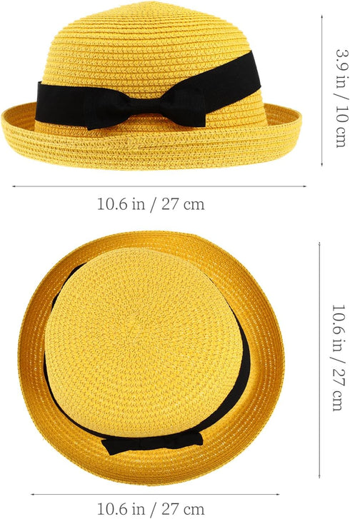 Women's Straw Hat, Sun Hat, Fedora Beach Hat, Bonnet for Men, Fitted Straw Hats