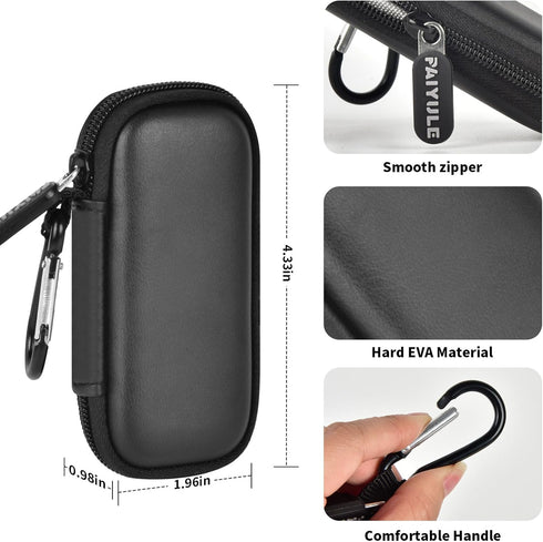 PAIYULE Case for Alivecor KardiaMobile 6L, Compact Holder for EKG Monitor, Fits Sec Portable Heart Rate Monitor