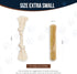 Coffee Wood Dog Chew Sticks 6.5" & Rope Toys for Puppies - 100% Natural Chew Toys for Teething