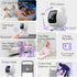 CINMOORE 2.5K 2.4GHz 2-Way Pet/Dog Camera with Speaker/Phone App, No-Monthly-Fee AI Person/Pet/Cry Detection Security